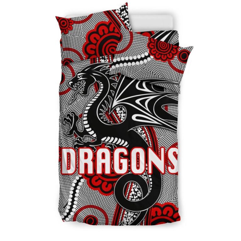 National Rugby League store - Loyal fans of St George Illawarra Dragons's Bedding Duvet Cover + 1/2 Pillow Cases:vintage National Rugby League suit,uniform,apparel,shirts,merch,hoodie,jackets,shorts,sweatshirt,outfits,clothes
