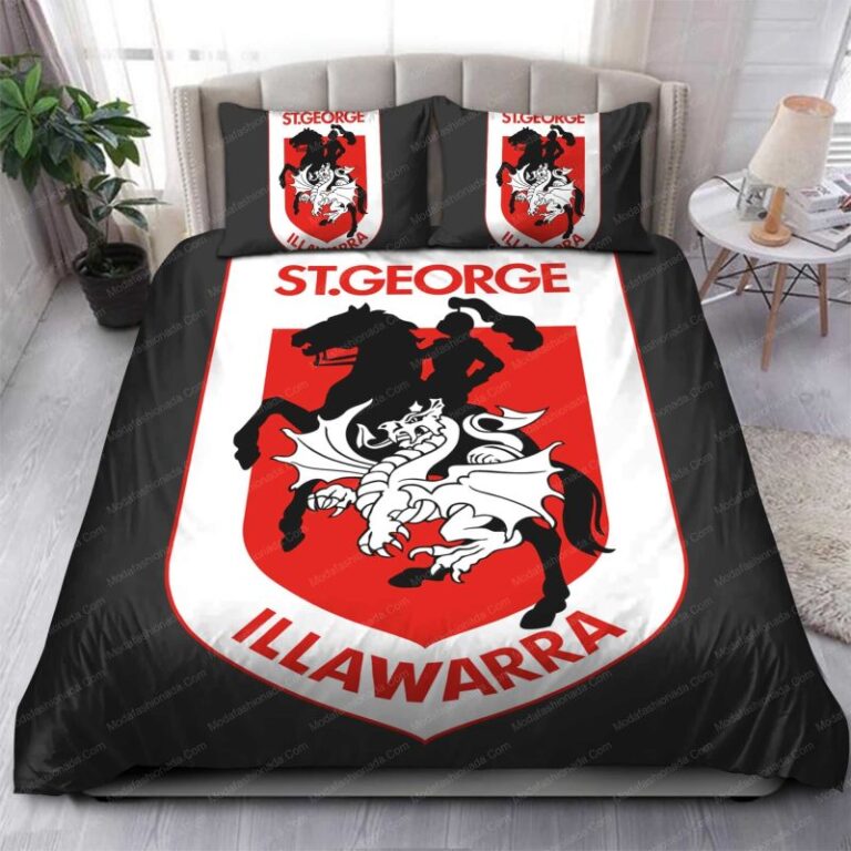 National Rugby League store - Loyal fans of St. George Illawarra Dragons's Bedding Duvet Cover + 1/2 Pillow Cases:vintage National Rugby League suit,uniform,apparel,shirts,merch,hoodie,jackets,shorts,sweatshirt,outfits,clothes