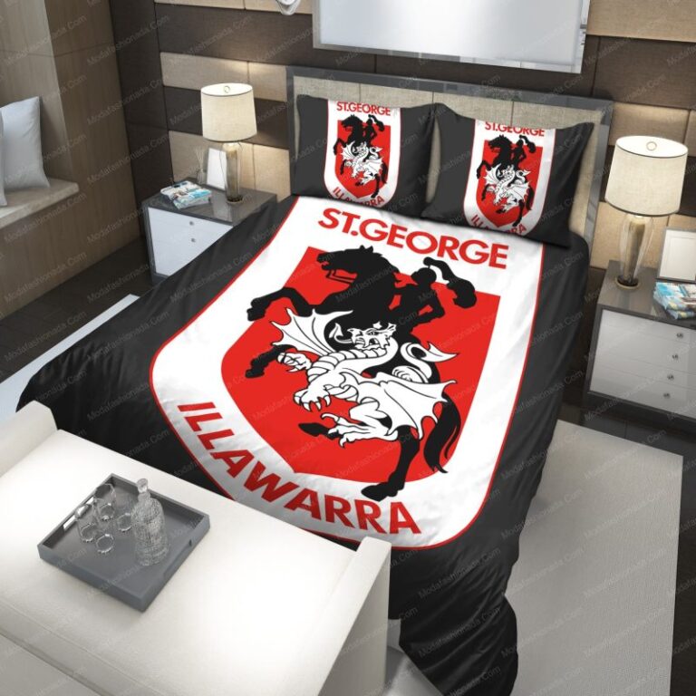 National Rugby League store - Loyal fans of St. George Illawarra Dragons's Bedding Duvet Cover + 1/2 Pillow Cases:vintage National Rugby League suit,uniform,apparel,shirts,merch,hoodie,jackets,shorts,sweatshirt,outfits,clothes