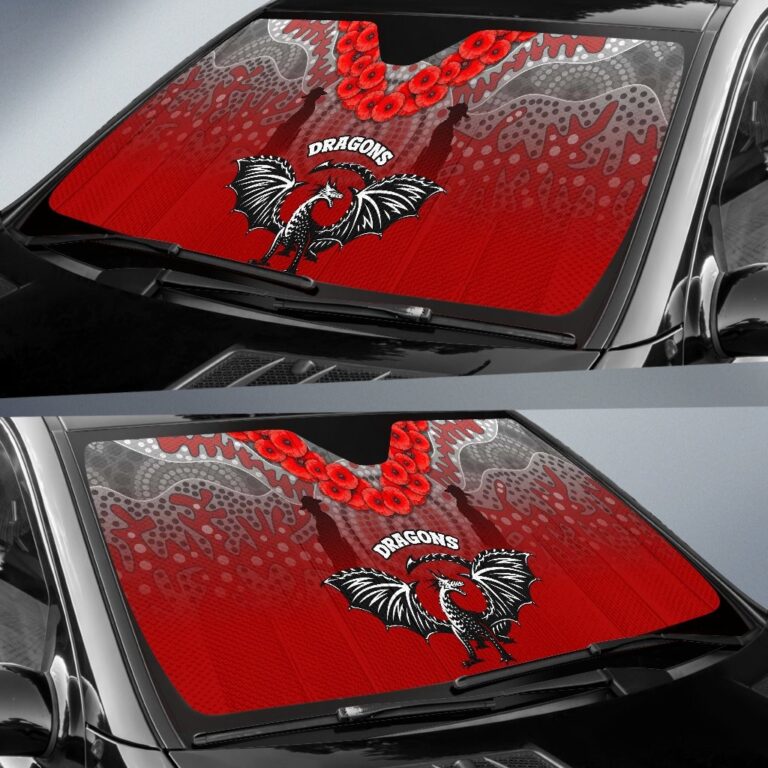 National Rugby League store - Loyal fans of St George Illawarra Dragons's Auto Sun Shades:vintage National Rugby League suit,uniform,apparel,shirts,merch,hoodie,jackets,shorts,sweatshirt,outfits,clothes