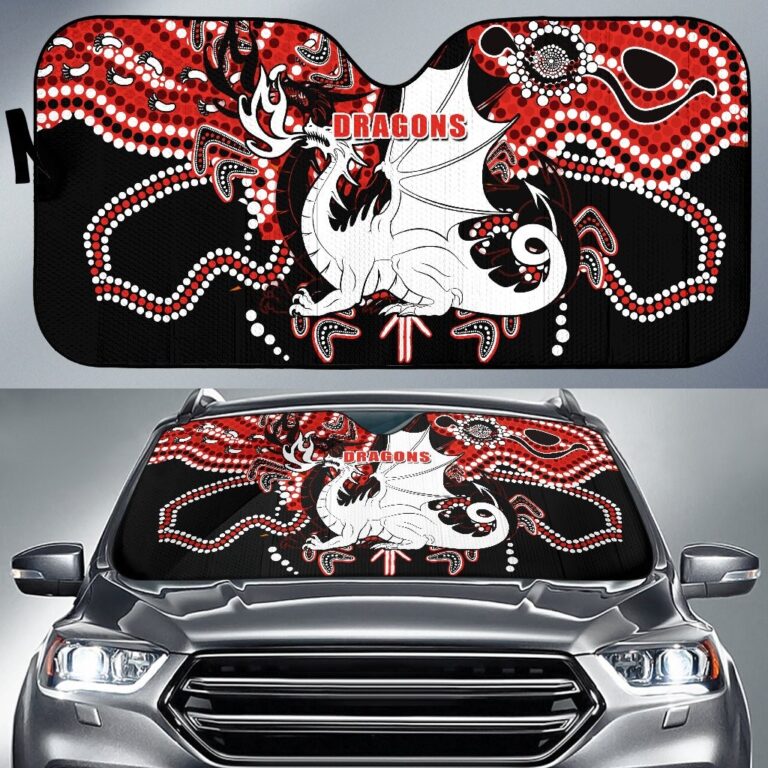 National Rugby League store - Loyal fans of St George Illawarra Dragons's Auto Sun Shades:vintage National Rugby League suit,uniform,apparel,shirts,merch,hoodie,jackets,shorts,sweatshirt,outfits,clothes