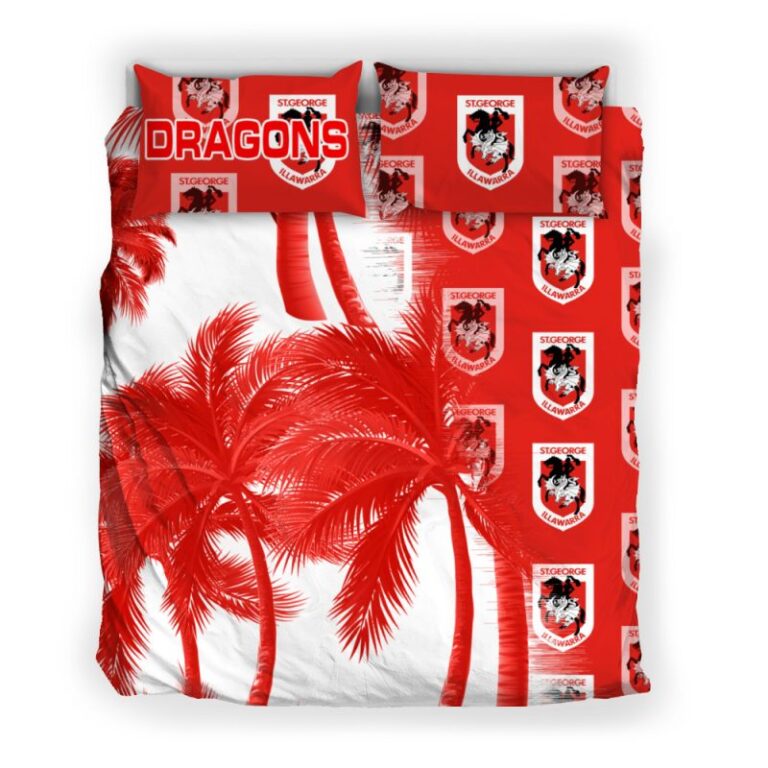 National Rugby League store - Loyal fans of St. George Illawarra Dragons's Bedding Duvet Cover + 1/2 Pillow Cases:vintage National Rugby League suit,uniform,apparel,shirts,merch,hoodie,jackets,shorts,sweatshirt,outfits,clothes