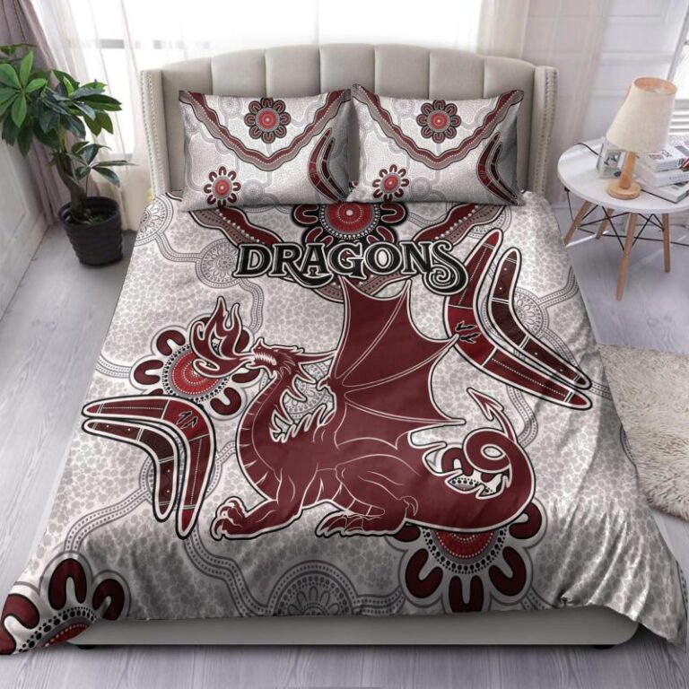 National Rugby League store - Loyal fans of St. George Illawarra Dragons's Bedding Duvet Cover + 1/2 Pillow Cases:vintage National Rugby League suit,uniform,apparel,shirts,merch,hoodie,jackets,shorts,sweatshirt,outfits,clothes