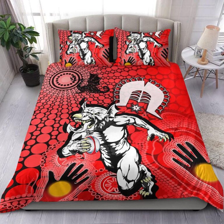 National Rugby League store - Loyal fans of St George Illawarra Dragons's Bedding Duvet Cover + 1/2 Pillow Cases:vintage National Rugby League suit,uniform,apparel,shirts,merch,hoodie,jackets,shorts,sweatshirt,outfits,clothes