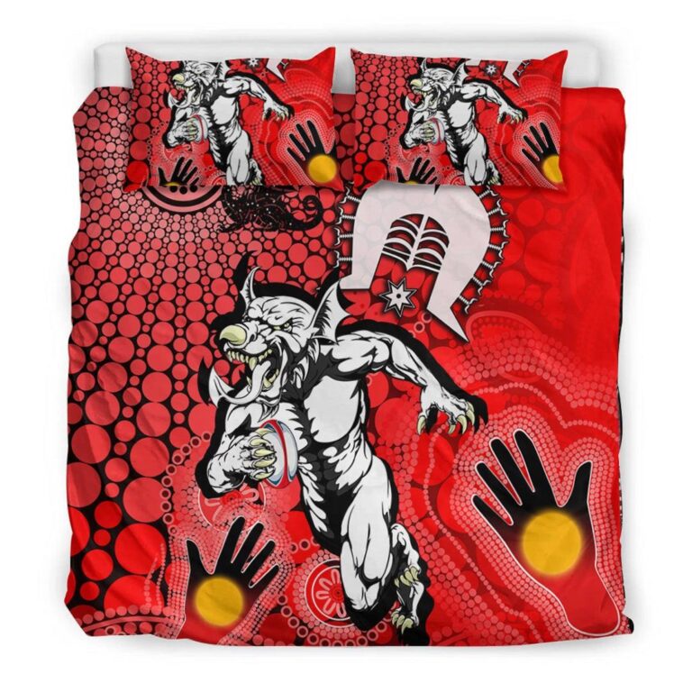 National Rugby League store - Loyal fans of St George Illawarra Dragons's Bedding Duvet Cover + 1/2 Pillow Cases:vintage National Rugby League suit,uniform,apparel,shirts,merch,hoodie,jackets,shorts,sweatshirt,outfits,clothes