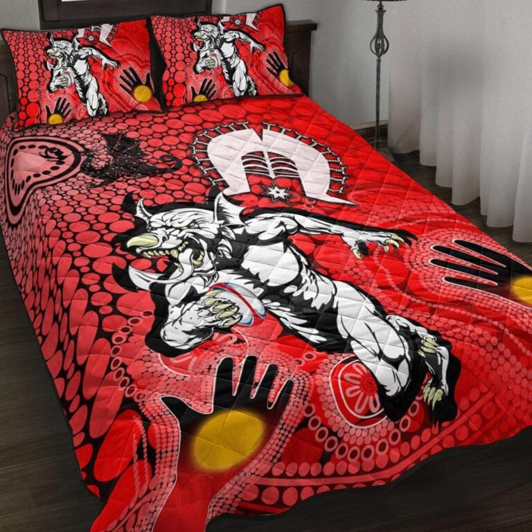 National Rugby League store - Loyal fans of St George Illawarra Dragons's Quilt + 1/2 Pillow Cases:vintage National Rugby League suit,uniform,apparel,shirts,merch,hoodie,jackets,shorts,sweatshirt,outfits,clothes