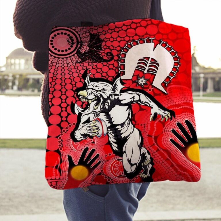 National Rugby League store - Loyal fans of St George Illawarra Dragons's Tote Bag:vintage National Rugby League suit,uniform,apparel,shirts,merch,hoodie,jackets,shorts,sweatshirt,outfits,clothes