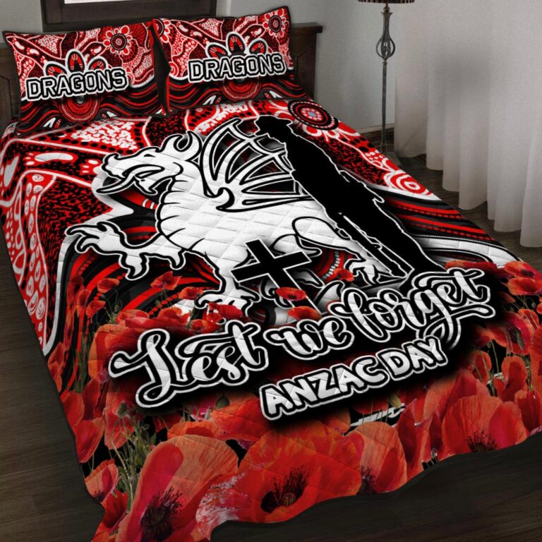 National Rugby League store - Loyal fans of St George Illawarra Dragons's Quilt + 1/2 Pillow Cases:vintage National Rugby League suit,uniform,apparel,shirts,merch,hoodie,jackets,shorts,sweatshirt,outfits,clothes