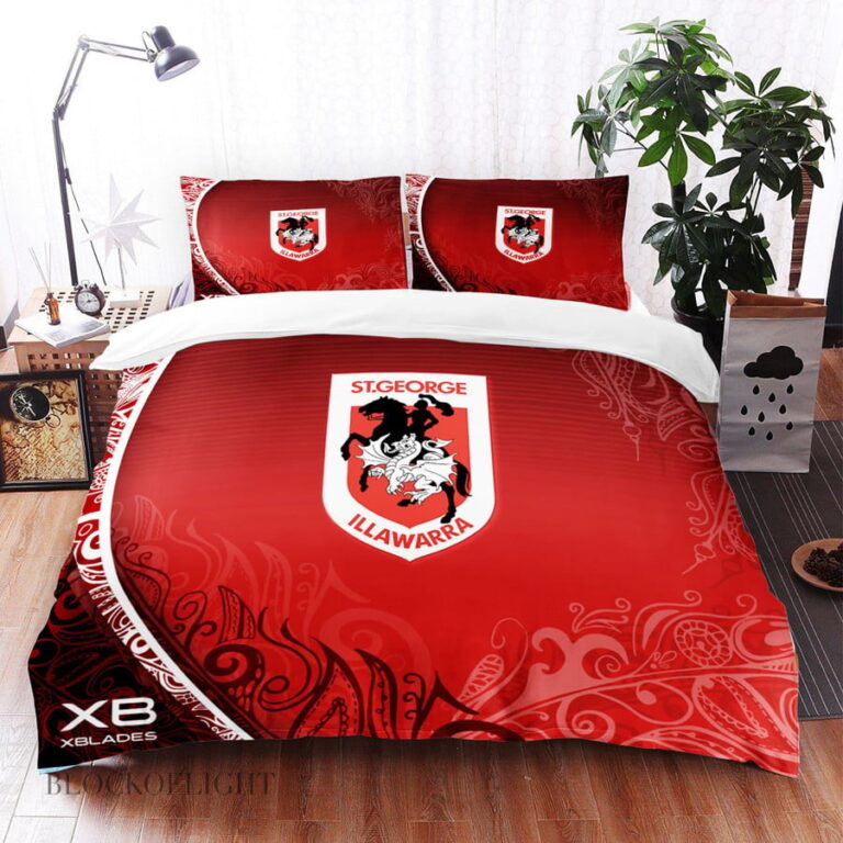 National Rugby League store - Loyal fans of St. George Illawarra Dragons's Bedding Duvet Cover + 1/2 Pillow Cases:vintage National Rugby League suit,uniform,apparel,shirts,merch,hoodie,jackets,shorts,sweatshirt,outfits,clothes