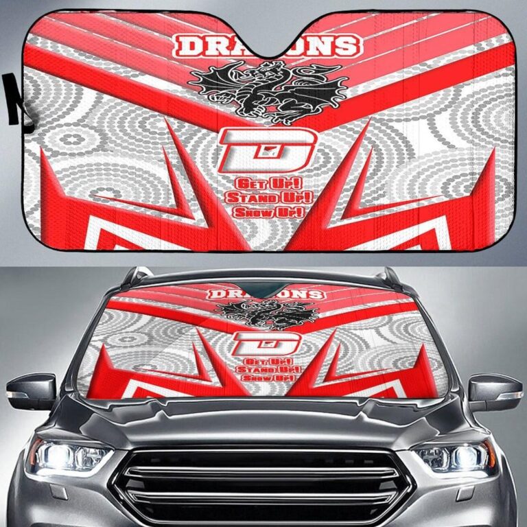 National Rugby League store - Loyal fans of St George Illawarra Dragons's Auto Sun Shades:vintage National Rugby League suit,uniform,apparel,shirts,merch,hoodie,jackets,shorts,sweatshirt,outfits,clothes