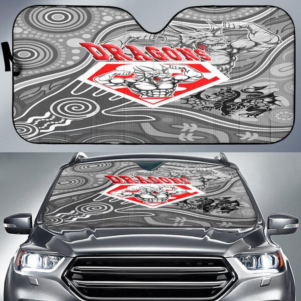 National Rugby League store - Loyal fans of St George Illawarra Dragons's Auto Sun Shades:vintage National Rugby League suit,uniform,apparel,shirts,merch,hoodie,jackets,shorts,sweatshirt,outfits,clothes