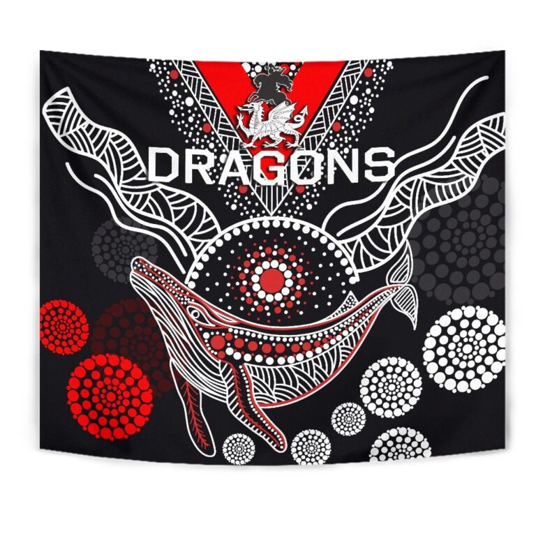 National Rugby League store - Loyal fans of St George Illawarra Dragons's Wall Tapestry:vintage National Rugby League suit,uniform,apparel,shirts,merch,hoodie,jackets,shorts,sweatshirt,outfits,clothes