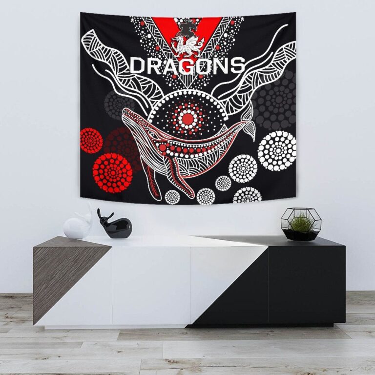National Rugby League store - Loyal fans of St George Illawarra Dragons's Wall Tapestry:vintage National Rugby League suit,uniform,apparel,shirts,merch,hoodie,jackets,shorts,sweatshirt,outfits,clothes