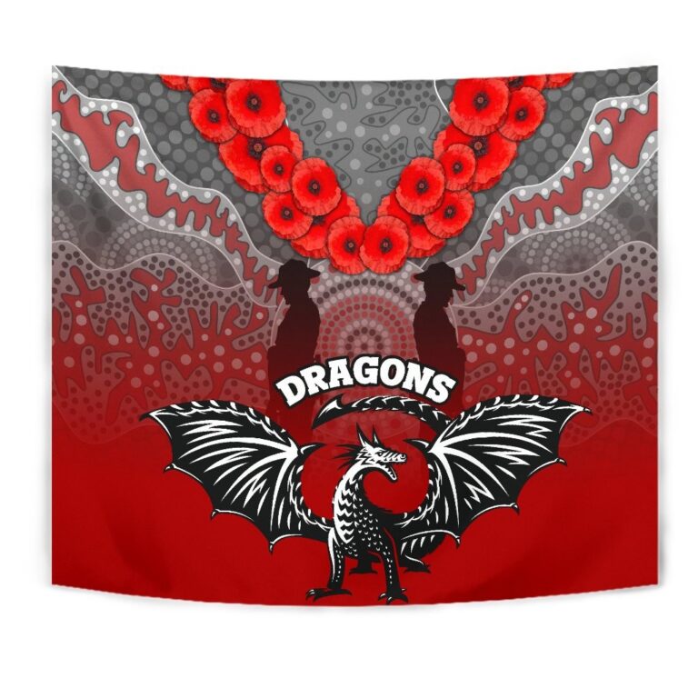 National Rugby League store - Loyal fans of St George Illawarra Dragons's Wall Tapestry:vintage National Rugby League suit,uniform,apparel,shirts,merch,hoodie,jackets,shorts,sweatshirt,outfits,clothes