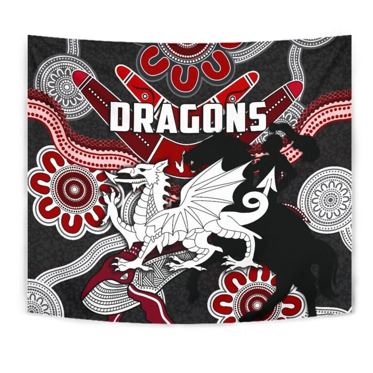 National Rugby League store - Loyal fans of St George Illawarra Dragons's Wall Tapestry:vintage National Rugby League suit,uniform,apparel,shirts,merch,hoodie,jackets,shorts,sweatshirt,outfits,clothes