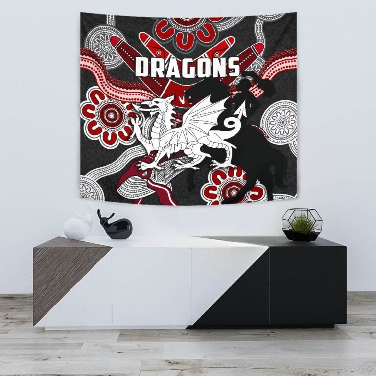 National Rugby League store - Loyal fans of St George Illawarra Dragons's Wall Tapestry:vintage National Rugby League suit,uniform,apparel,shirts,merch,hoodie,jackets,shorts,sweatshirt,outfits,clothes