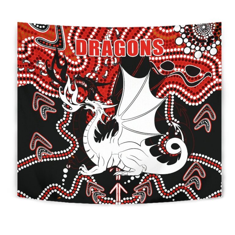 National Rugby League store - Loyal fans of St George Illawarra Dragons's Wall Tapestry:vintage National Rugby League suit,uniform,apparel,shirts,merch,hoodie,jackets,shorts,sweatshirt,outfits,clothes