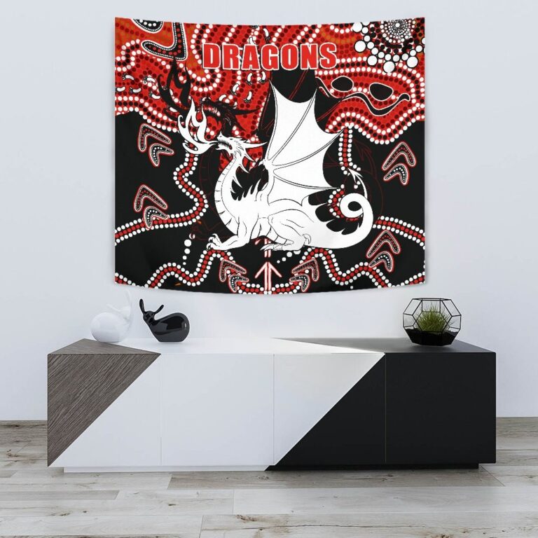 National Rugby League store - Loyal fans of St George Illawarra Dragons's Wall Tapestry:vintage National Rugby League suit,uniform,apparel,shirts,merch,hoodie,jackets,shorts,sweatshirt,outfits,clothes