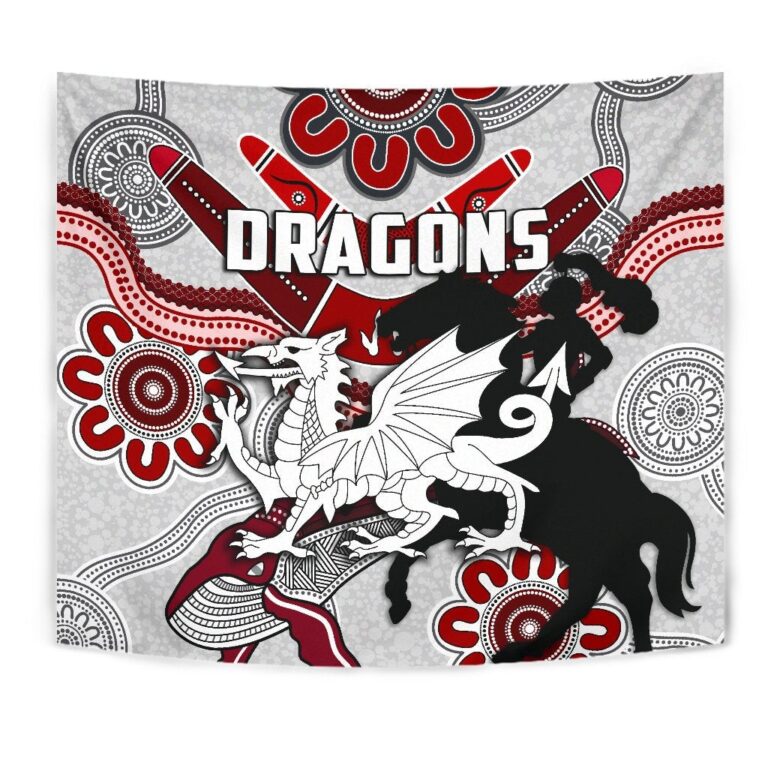 National Rugby League store - Loyal fans of St George Illawarra Dragons's Wall Tapestry:vintage National Rugby League suit,uniform,apparel,shirts,merch,hoodie,jackets,shorts,sweatshirt,outfits,clothes