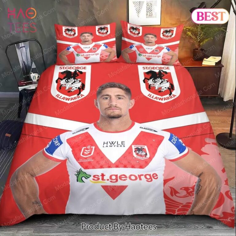 National Rugby League store - Loyal fans of St. George Illawarra Dragons's Bedding Duvet Cover + 1/2 Pillow Cases:vintage National Rugby League suit,uniform,apparel,shirts,merch,hoodie,jackets,shorts,sweatshirt,outfits,clothes