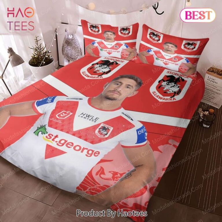 National Rugby League store - Loyal fans of St. George Illawarra Dragons's Bedding Duvet Cover + 1/2 Pillow Cases:vintage National Rugby League suit,uniform,apparel,shirts,merch,hoodie,jackets,shorts,sweatshirt,outfits,clothes