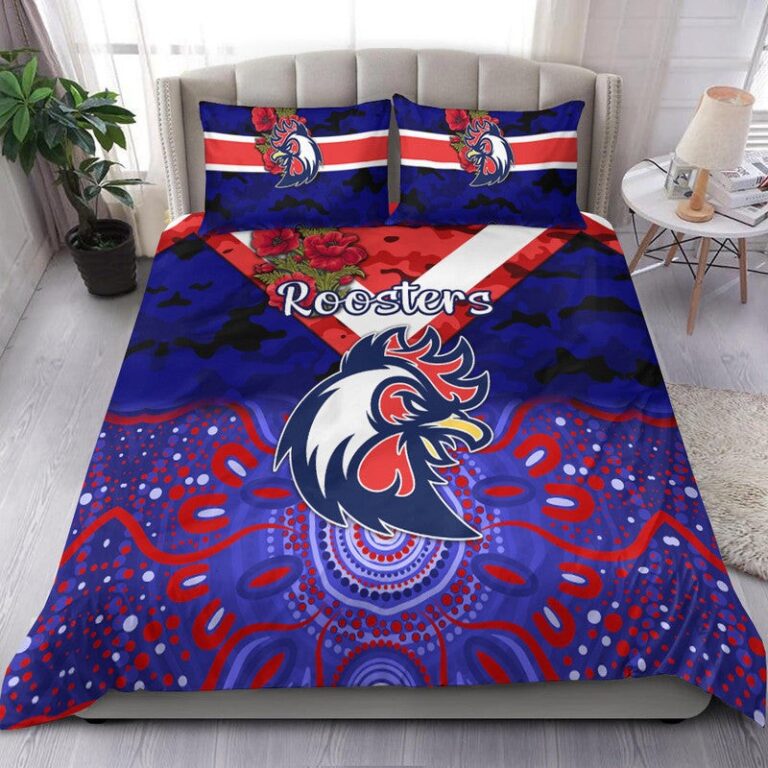 National Rugby League store - Loyal fans of Sydney Roosters's Bedding Duvet Cover + 1/2 Pillow Cases:vintage National Rugby League suit,uniform,apparel,shirts,merch,hoodie,jackets,shorts,sweatshirt,outfits,clothes