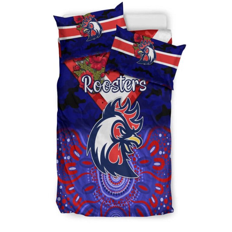 National Rugby League store - Loyal fans of Sydney Roosters's Bedding Duvet Cover + 1/2 Pillow Cases:vintage National Rugby League suit,uniform,apparel,shirts,merch,hoodie,jackets,shorts,sweatshirt,outfits,clothes