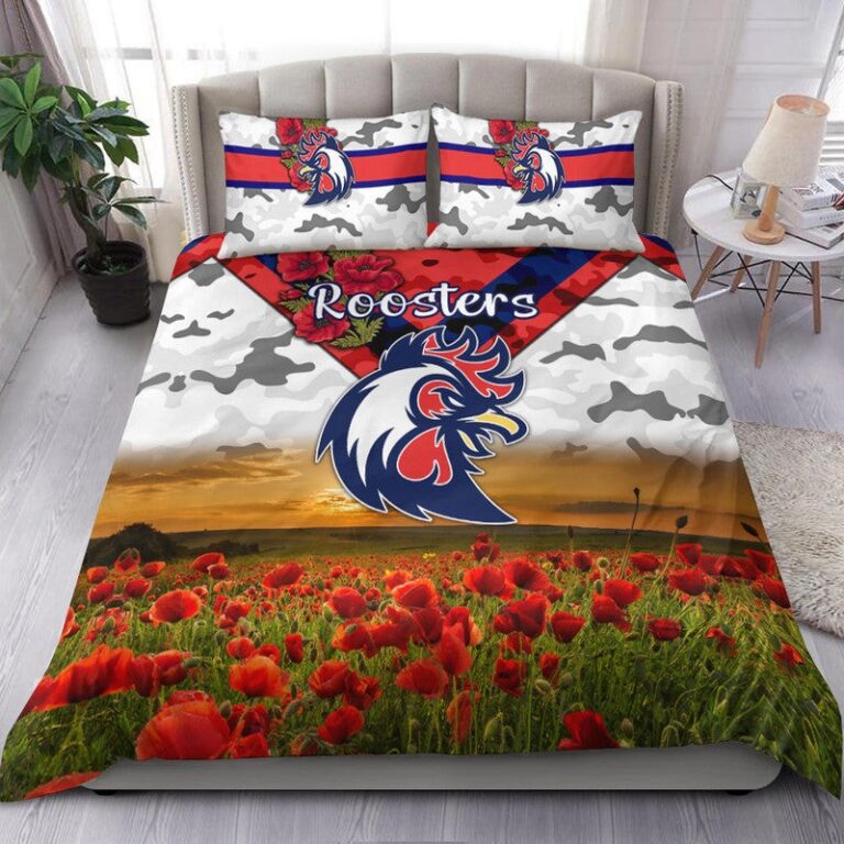 National Rugby League store - Loyal fans of Sydney Roosters's Bedding Duvet Cover + 1/2 Pillow Cases:vintage National Rugby League suit,uniform,apparel,shirts,merch,hoodie,jackets,shorts,sweatshirt,outfits,clothes
