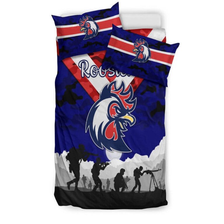 National Rugby League store - Loyal fans of Sydney Roosters's Bedding Duvet Cover + 1/2 Pillow Cases:vintage National Rugby League suit,uniform,apparel,shirts,merch,hoodie,jackets,shorts,sweatshirt,outfits,clothes