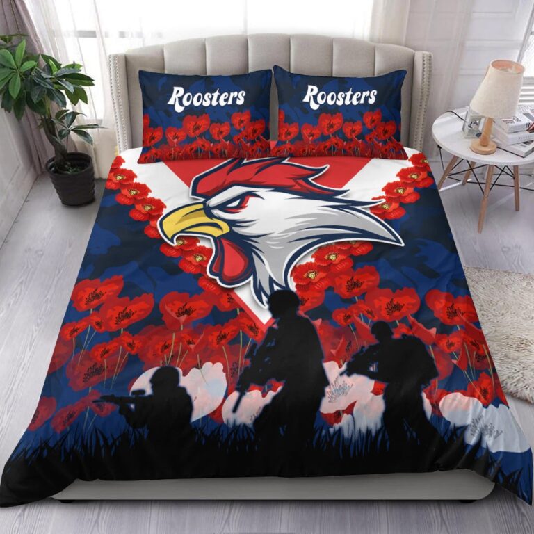 National Rugby League store - Loyal fans of Sydney Roosters's Bedding Duvet Cover + 1/2 Pillow Cases:vintage National Rugby League suit,uniform,apparel,shirts,merch,hoodie,jackets,shorts,sweatshirt,outfits,clothes