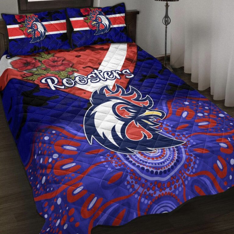 National Rugby League store - Loyal fans of Sydney Roosters's Quilt + 1/2 Pillow Cases:vintage National Rugby League suit,uniform,apparel,shirts,merch,hoodie,jackets,shorts,sweatshirt,outfits,clothes