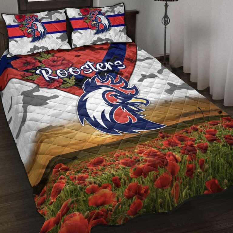 National Rugby League store - Loyal fans of Sydney Roosters's Quilt + 1/2 Pillow Cases:vintage National Rugby League suit,uniform,apparel,shirts,merch,hoodie,jackets,shorts,sweatshirt,outfits,clothes