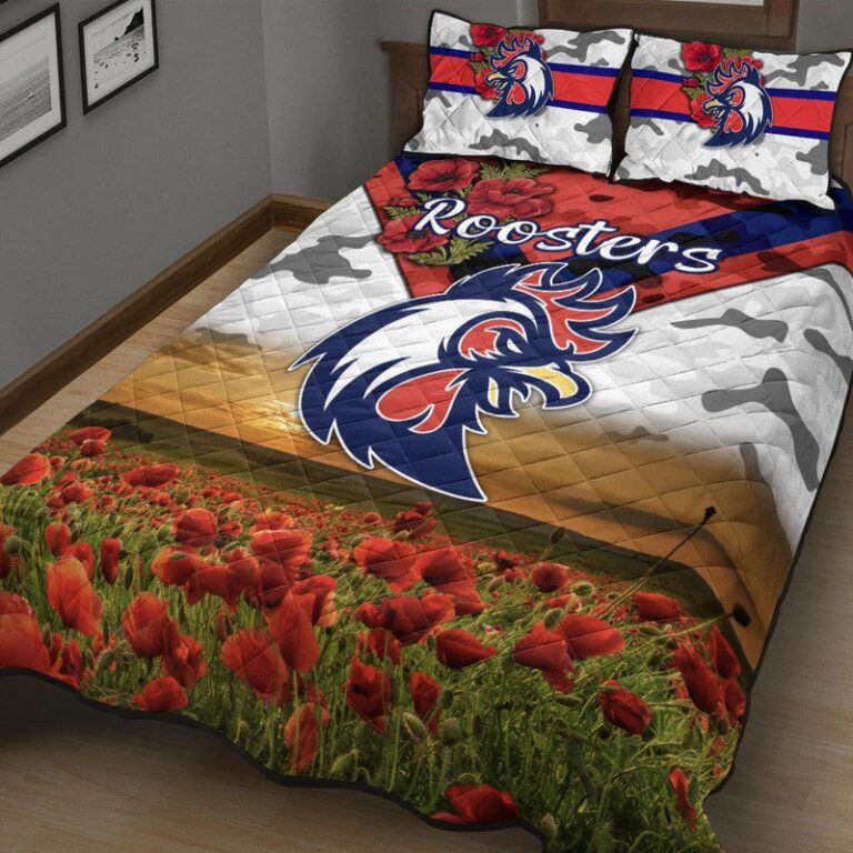 National Rugby League store - Loyal fans of Sydney Roosters's Quilt + 1/2 Pillow Cases:vintage National Rugby League suit,uniform,apparel,shirts,merch,hoodie,jackets,shorts,sweatshirt,outfits,clothes