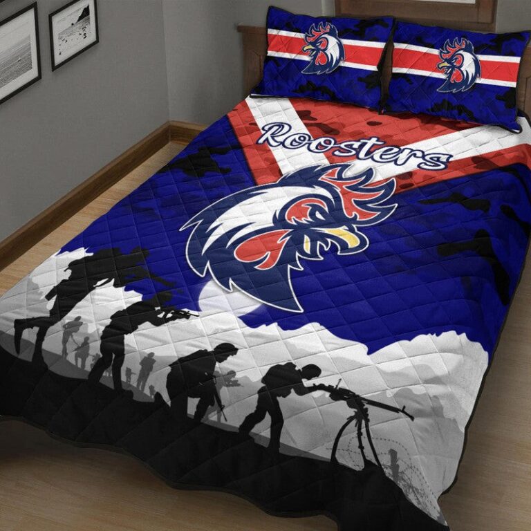 National Rugby League store - Loyal fans of Sydney Roosters's Quilt + 1/2 Pillow Cases:vintage National Rugby League suit,uniform,apparel,shirts,merch,hoodie,jackets,shorts,sweatshirt,outfits,clothes