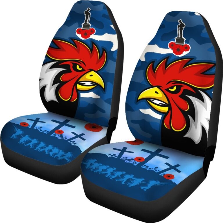 National Rugby League store - Loyal fans of Sydney Roosters's Set 2 Car Seat Cover:vintage National Rugby League suit,uniform,apparel,shirts,merch,hoodie,jackets,shorts,sweatshirt,outfits,clothes