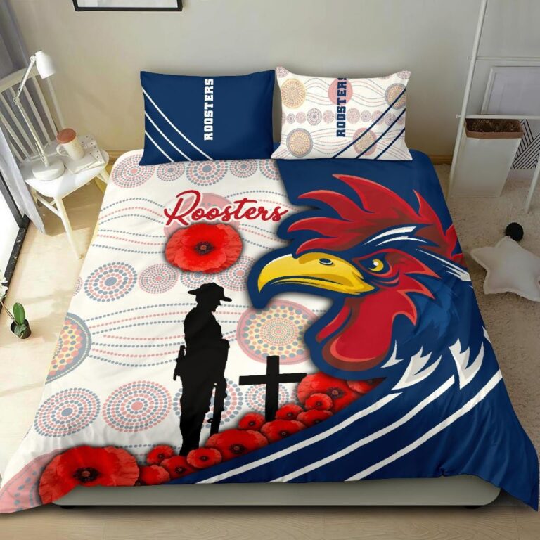 National Rugby League store - Loyal fans of Sydney Roosters's Bedding Duvet Cover + 1/2 Pillow Cases:vintage National Rugby League suit,uniform,apparel,shirts,merch,hoodie,jackets,shorts,sweatshirt,outfits,clothes