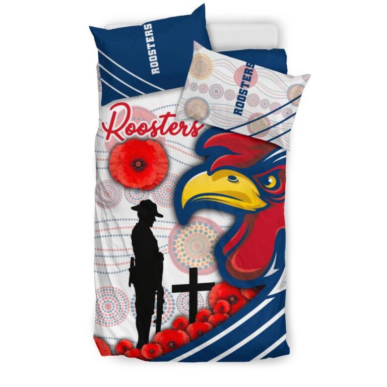 National Rugby League store - Loyal fans of Sydney Roosters's Bedding Duvet Cover + 1/2 Pillow Cases:vintage National Rugby League suit,uniform,apparel,shirts,merch,hoodie,jackets,shorts,sweatshirt,outfits,clothes