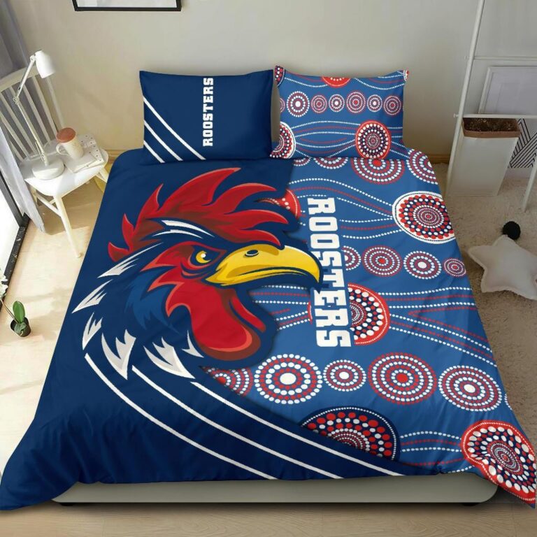 National Rugby League store - Loyal fans of Sydney Roosters's Bedding Duvet Cover + 1/2 Pillow Cases:vintage National Rugby League suit,uniform,apparel,shirts,merch,hoodie,jackets,shorts,sweatshirt,outfits,clothes