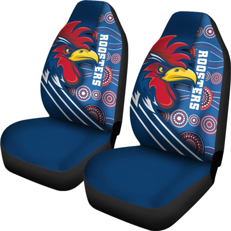 National Rugby League store - Loyal fans of Sydney Roosters's Set 2 Car Seat Cover:vintage National Rugby League suit,uniform,apparel,shirts,merch,hoodie,jackets,shorts,sweatshirt,outfits,clothes