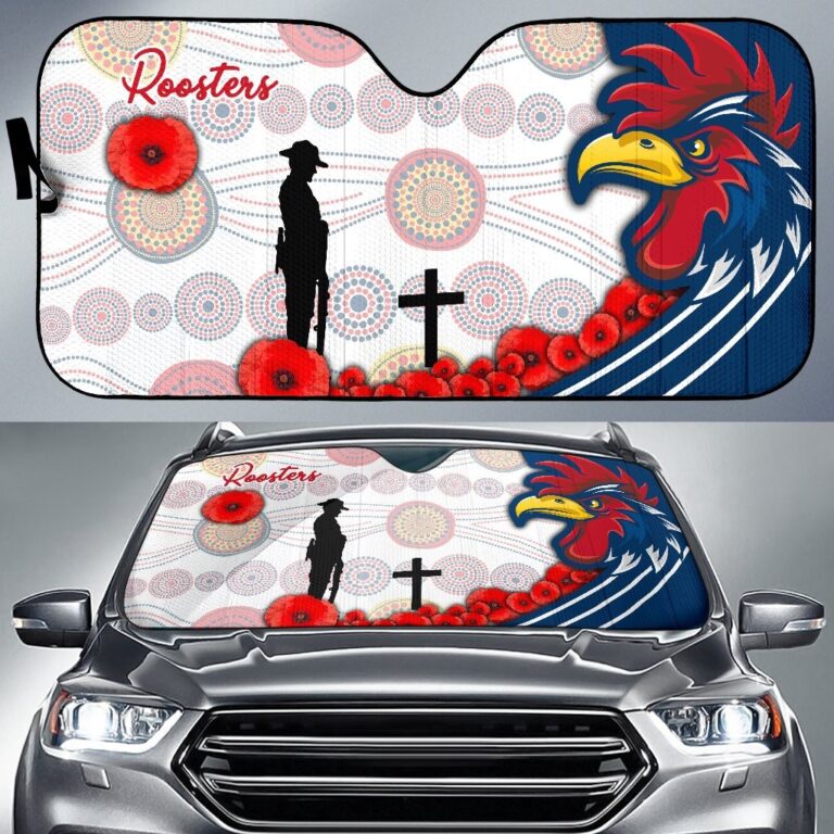 National Rugby League store - Loyal fans of Sydney Roosters's Auto Sun Shades:vintage National Rugby League suit,uniform,apparel,shirts,merch,hoodie,jackets,shorts,sweatshirt,outfits,clothes