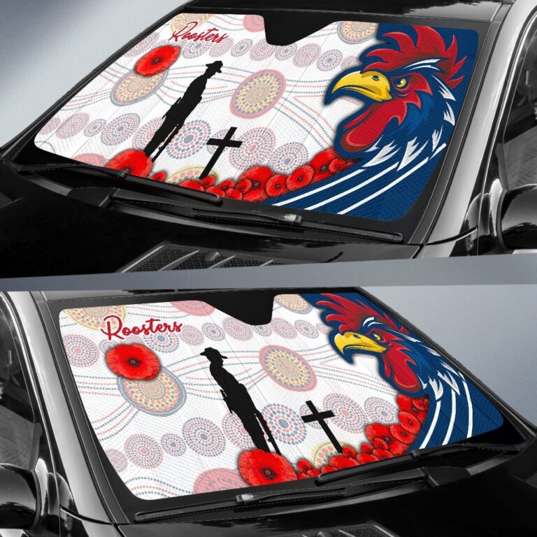 National Rugby League store - Loyal fans of Sydney Roosters's Auto Sun Shades:vintage National Rugby League suit,uniform,apparel,shirts,merch,hoodie,jackets,shorts,sweatshirt,outfits,clothes