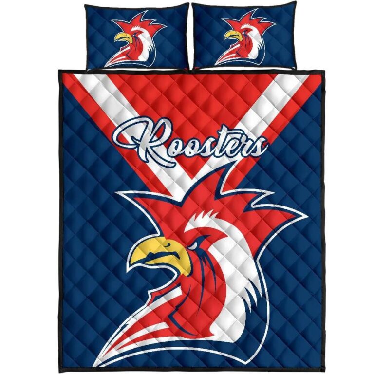 National Rugby League store - Loyal fans of Sydney Roosters's Quilt + 1/2 Pillow Cases:vintage National Rugby League suit,uniform,apparel,shirts,merch,hoodie,jackets,shorts,sweatshirt,outfits,clothes