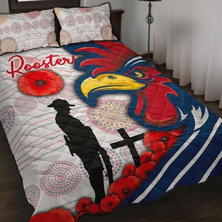 National Rugby League store - Loyal fans of Sydney Roosters's Quilt + 1/2 Pillow Cases:vintage National Rugby League suit,uniform,apparel,shirts,merch,hoodie,jackets,shorts,sweatshirt,outfits,clothes