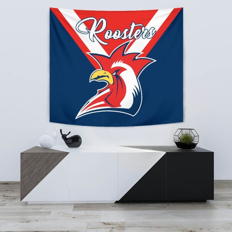 National Rugby League store - Loyal fans of Sydney Roosters's Wall Tapestry:vintage National Rugby League suit,uniform,apparel,shirts,merch,hoodie,jackets,shorts,sweatshirt,outfits,clothes