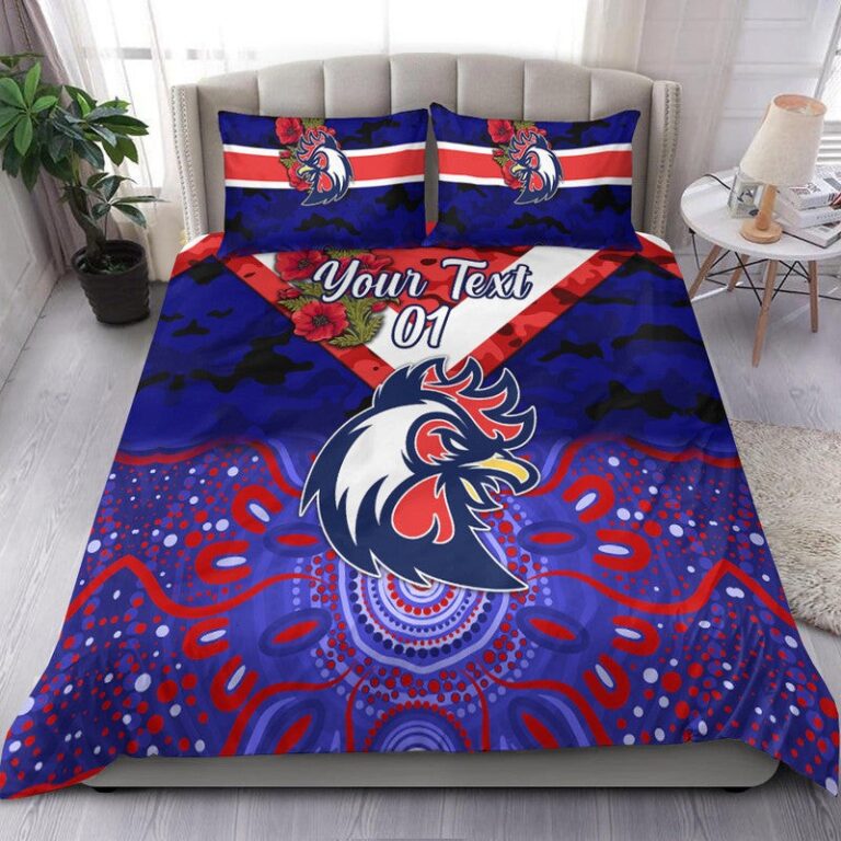 National Rugby League store - Loyal fans of Sydney Roosters's Bedding Duvet Cover + 1/2 Pillow Cases:vintage National Rugby League suit,uniform,apparel,shirts,merch,hoodie,jackets,shorts,sweatshirt,outfits,clothes