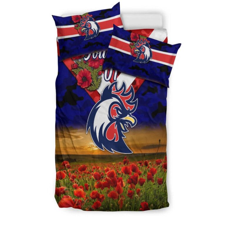 National Rugby League store - Loyal fans of Sydney Roosters's Bedding Duvet Cover + 1/2 Pillow Cases:vintage National Rugby League suit,uniform,apparel,shirts,merch,hoodie,jackets,shorts,sweatshirt,outfits,clothes