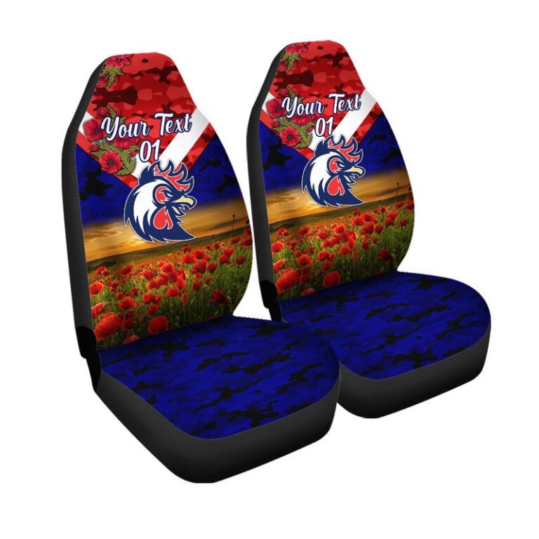 National Rugby League store - Loyal fans of Sydney Roosters's Set 2 Car Seat Cover:vintage National Rugby League suit,uniform,apparel,shirts,merch,hoodie,jackets,shorts,sweatshirt,outfits,clothes