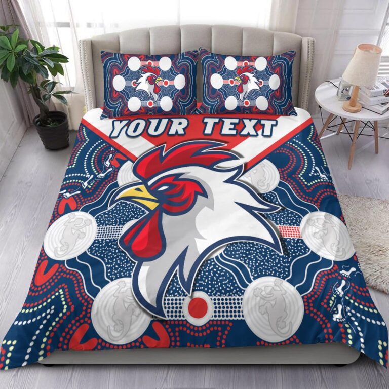 National Rugby League store - Loyal fans of Sydney Roosters's Bedding Duvet Cover + 1/2 Pillow Cases:vintage National Rugby League suit,uniform,apparel,shirts,merch,hoodie,jackets,shorts,sweatshirt,outfits,clothes