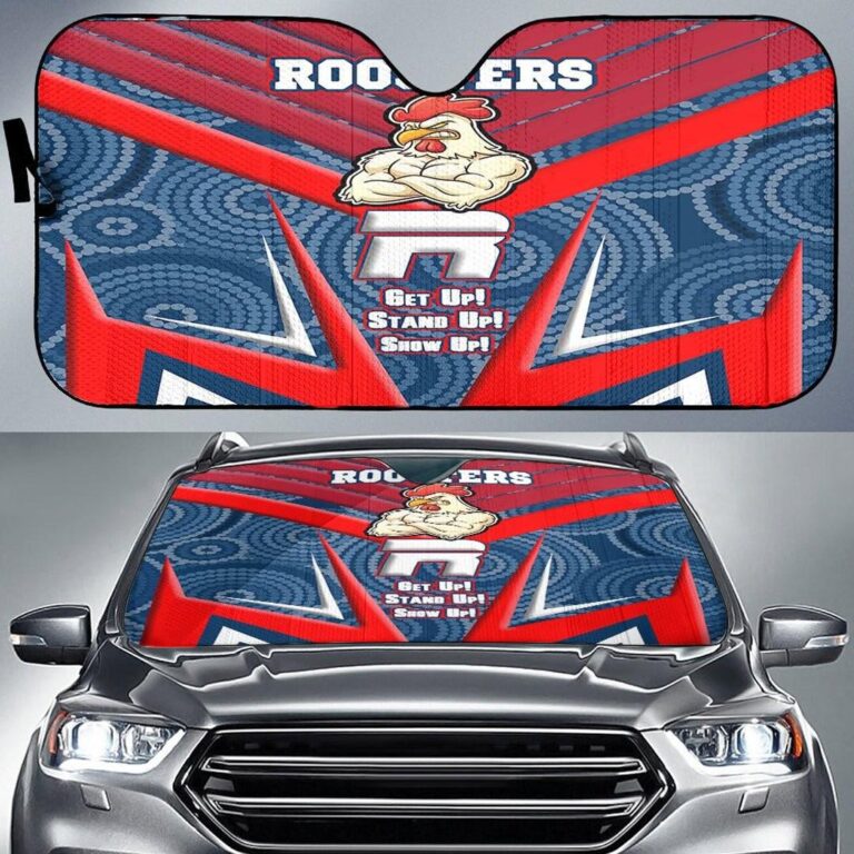 National Rugby League store - Loyal fans of Sydney Roosters's Auto Sun Shades:vintage National Rugby League suit,uniform,apparel,shirts,merch,hoodie,jackets,shorts,sweatshirt,outfits,clothes