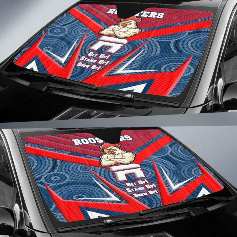 National Rugby League store - Loyal fans of Sydney Roosters's Auto Sun Shades:vintage National Rugby League suit,uniform,apparel,shirts,merch,hoodie,jackets,shorts,sweatshirt,outfits,clothes